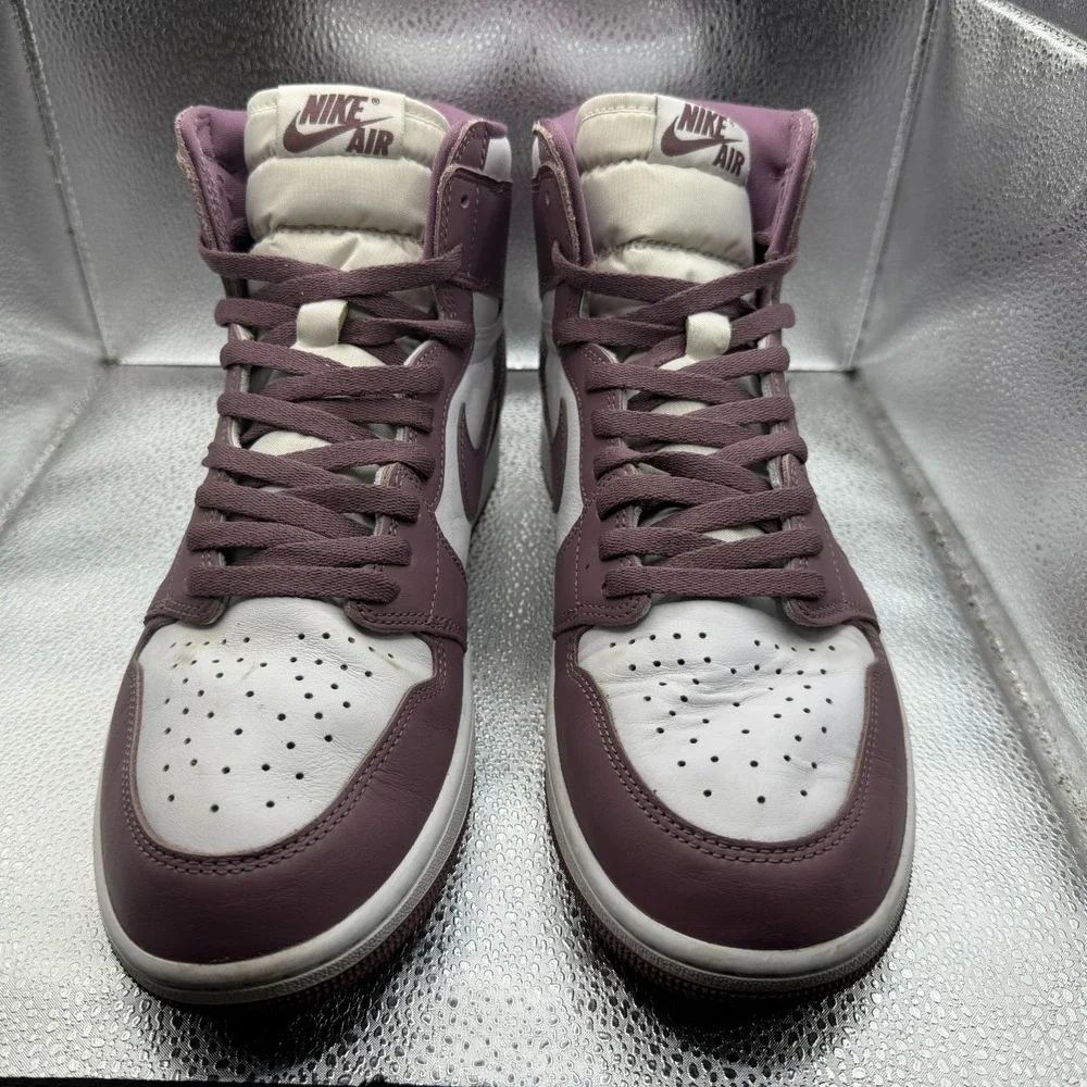 Size 13 Air Jordan 1 Retro OG High Mauve Purple Mens‎ Sneaker Shoes DZ5485-105